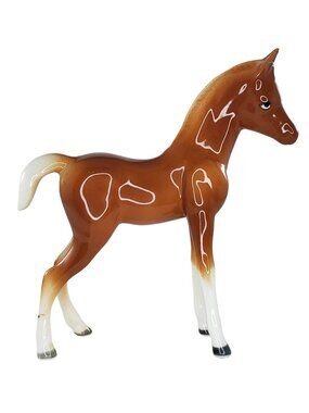 Josef Originals Arabian Colt Foal Horse Figurine Chestnut Palomino Brown